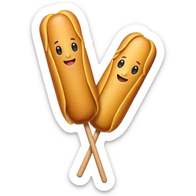 corndog sticker