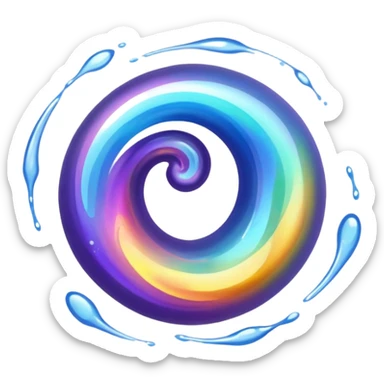 Oil on Water sticker