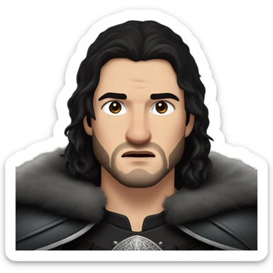 Jon snow sticker
