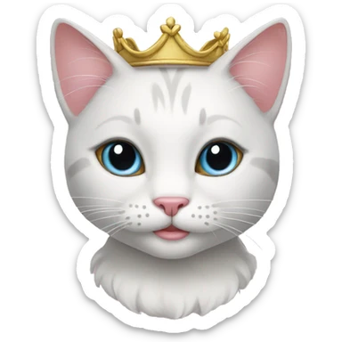 Princess kitty sticker
