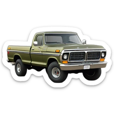 1972 F350 sticker