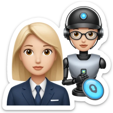 ai agent, llm model is collecting the natural language and turning it into ihs own language, and giving the answer to human, kind of chatbot  sticker