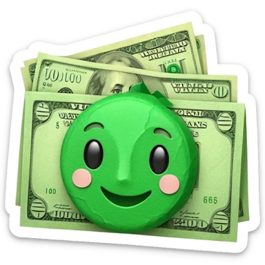 money monet with VU VM written on top sticker