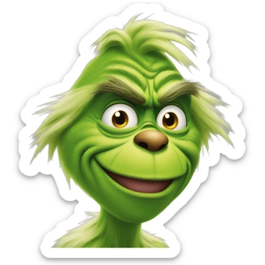 Grinch sticker