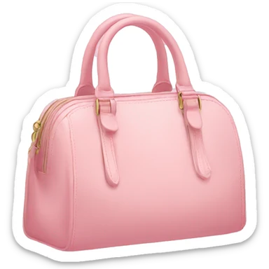 Pastel Pink purse sticker