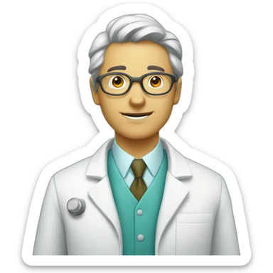 scientist chemist biologist sticker