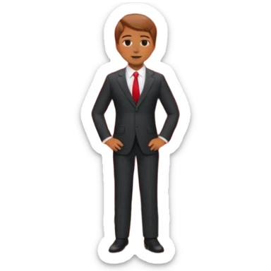 presenter on theater wooden stage, whole body , curtains sticker