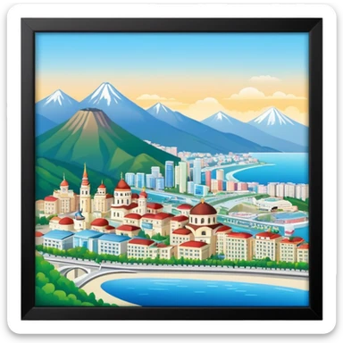The city of Sochi sticker