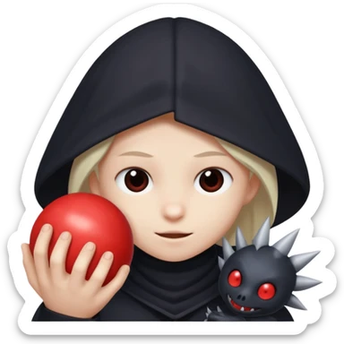 Bambino che gioca con darkrai sticker