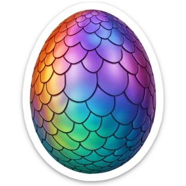 dragon egg sticker