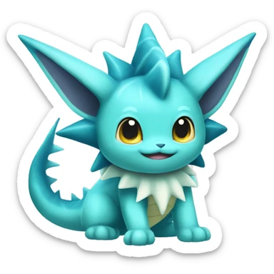 Vaporeon full body sticker