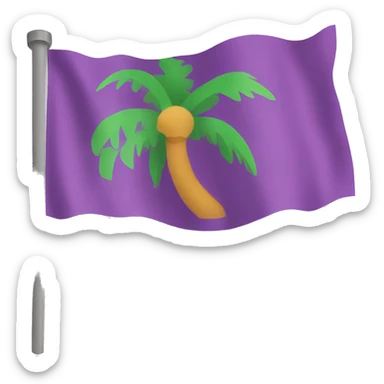 floptropica flag sticker