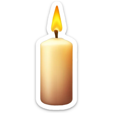 Candle sticker