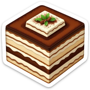 tiramisu slice sticker