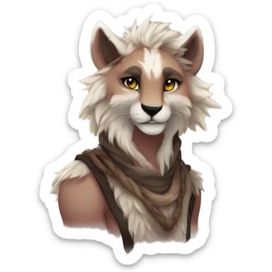  anthro vernid full body furry fursona LiLaiRa sticker