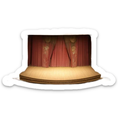 teatro farnese di parma interno sticker