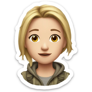 Ellie the last of usLittle bit dezoom sticker