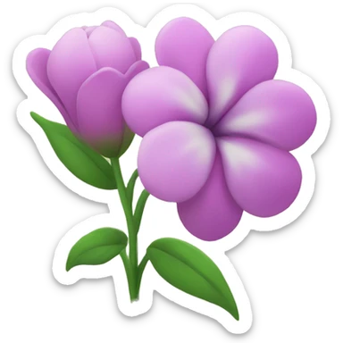 Flower sticker
