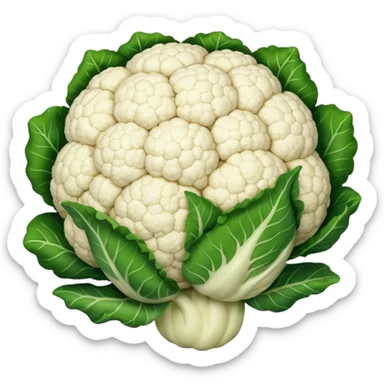 Cauliflower emoji sticker