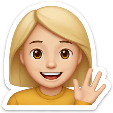 Trying not to laugh  sticker