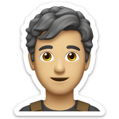 Haciendo una peineta sticker