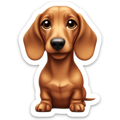 Dachshund Pretty￼ sticker