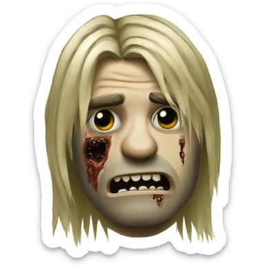 Zombie Kurt cobain  sticker