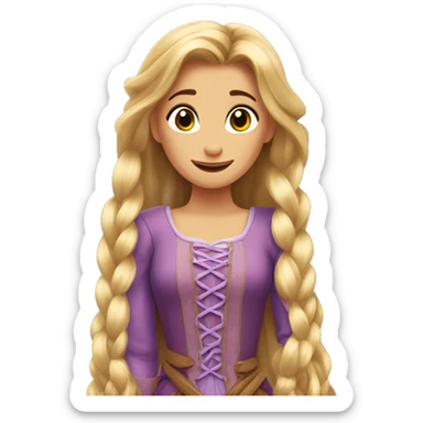 rapunzel sticker