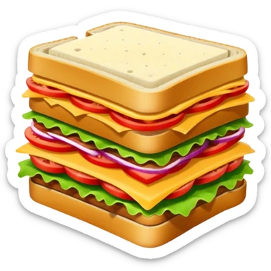 Sandwich sticker