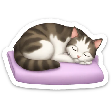 Cat sleep sticker