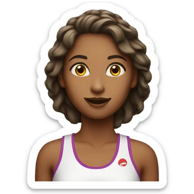 Marathonian girl sticker