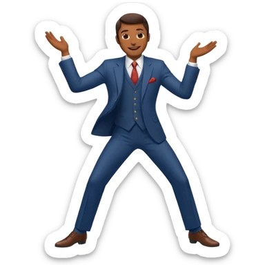 tango dancing man emoji sticker