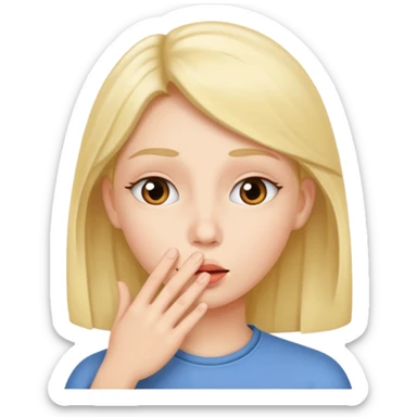 🫂+🤫 sticker