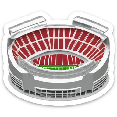 ohio state football stadium  sticker