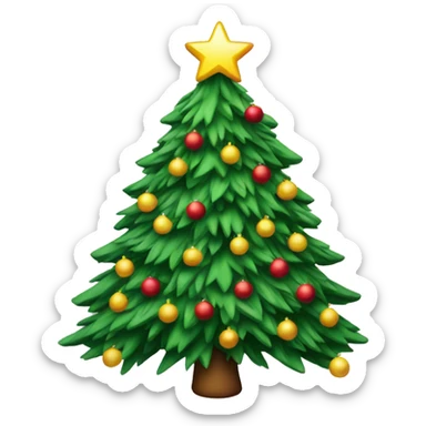  christmas tree  sticker