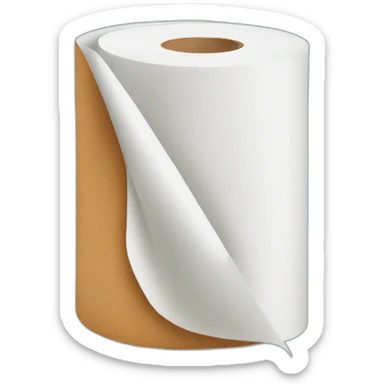 Paper towel roll sticker