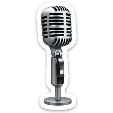 microphone sticker