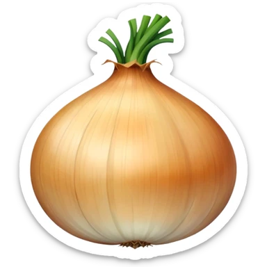 an onion emoji sticker