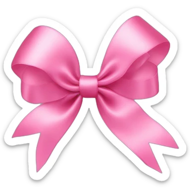 satin ribbons sticker