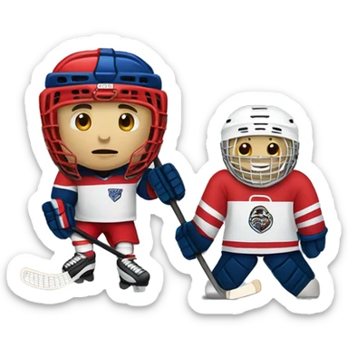 Hockey and lacrosse  sticker