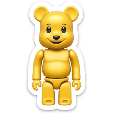 joy emoji bearbrick sticker