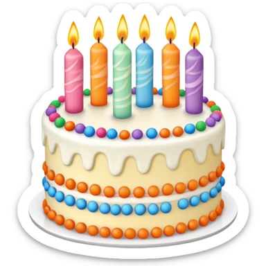 BOLO DE ANIVERSARIO sticker