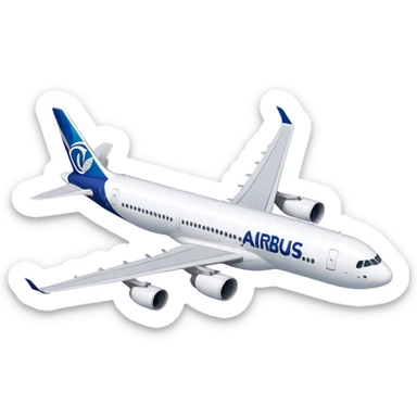 Airbus A320 - Airbus (Model Year: 2022) (Iconic colour: White) sticker
