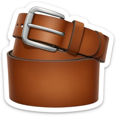 BELT IN HAND sticker