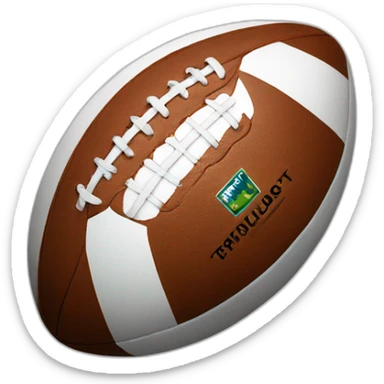 rugby ballon sticker