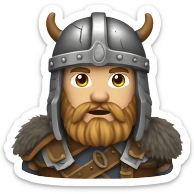 Viking à la guerre  sticker