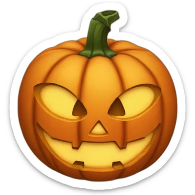 jack-o-lantern sticker