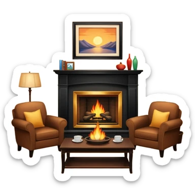 Living room sticker