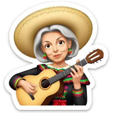 Mariachi Musician sticker