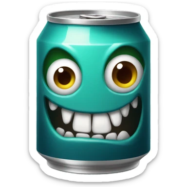 canette de monster sticker